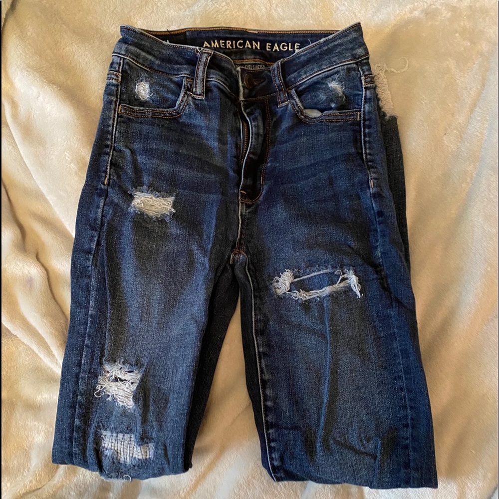American Eagle super high rise jegging